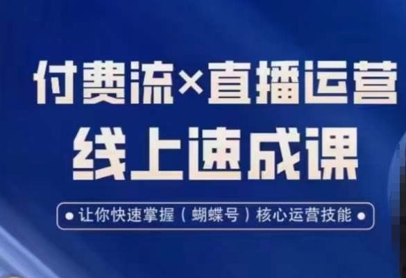 视频号付费流实操课程，付费流✖️直播运营速成课，让你快速掌握视频号核心运营技能 - 副业心选-副业心选
