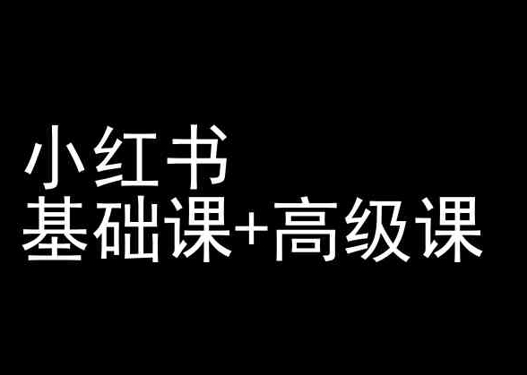 小红书基础课+高级课-小红书运营教程 - 副业心选-副业心选