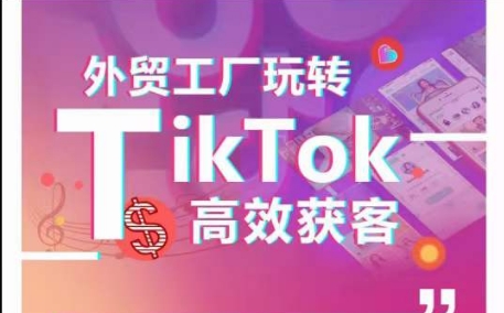 外贸工厂玩转TikTok高效获客，多种引流方式与账号定位技巧，拆解爆款短视频打造成功案例 - 副业心选-副业心选