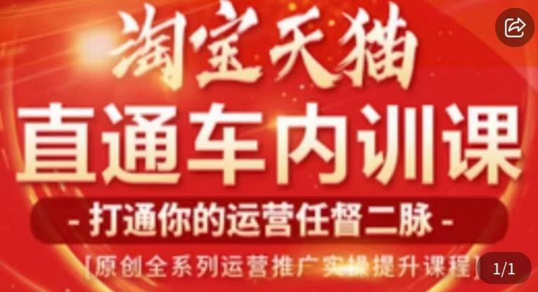 天问电商·2023淘宝天猫直通车内训课，零基础学起直通车运营实操课程 - 副业心选-副业心选