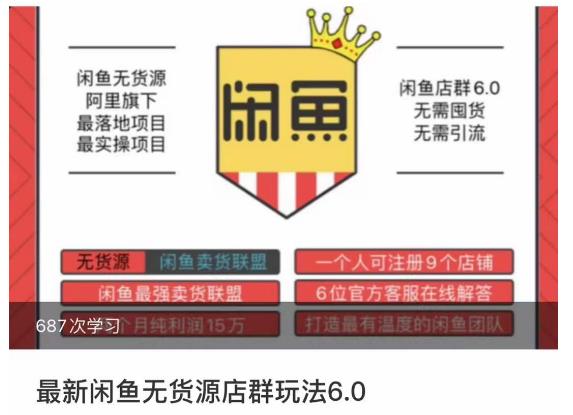 闲鱼无货源店群玩法6.0，无需囤货，无需引流，两个月盈利18W的核心秘籍，所有细节一清二楚 - 副业心选-副业心选