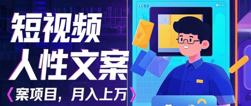 利用AI自动制作短视频人性文案项目：揭秘月入上万的精准流量变现秘籍 - 副业心选-副业心选