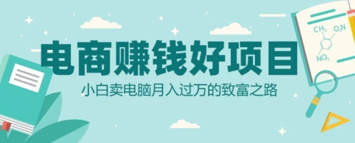 电商挣钱好项目，小白卖电脑月入过W的致富之路-副业心选