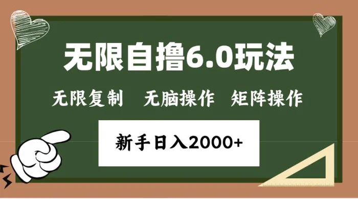 （13624期）年底无限撸6.0新玩法，单机一小时18块，无脑批量操作日入2000+-副业心选