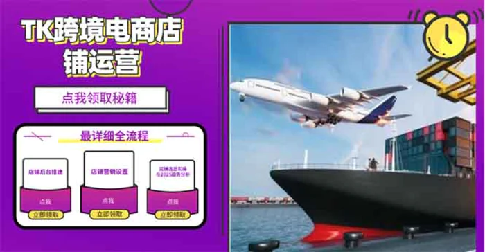 （13951期）2025TK跨境电商选品趋势0到1店铺搭建最全实操讲解，轻松在家把货卖出国 - 副业心选-副业心选