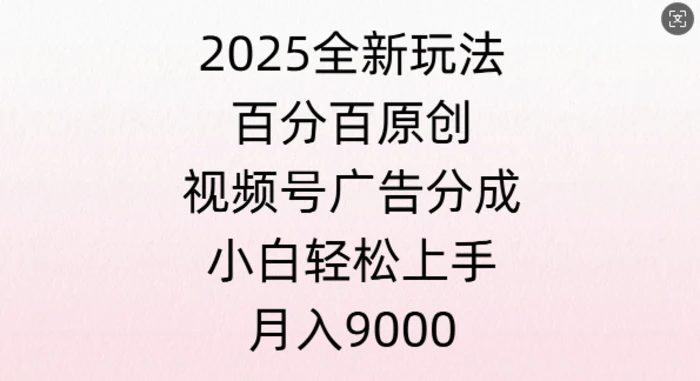 视频号创作者分成计划之情感赛道，多平台发布，多份收益 - 副业心选-副业心选