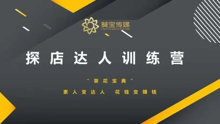 探店达人训练营，素人变达人，花钱变赚钱-副业心选