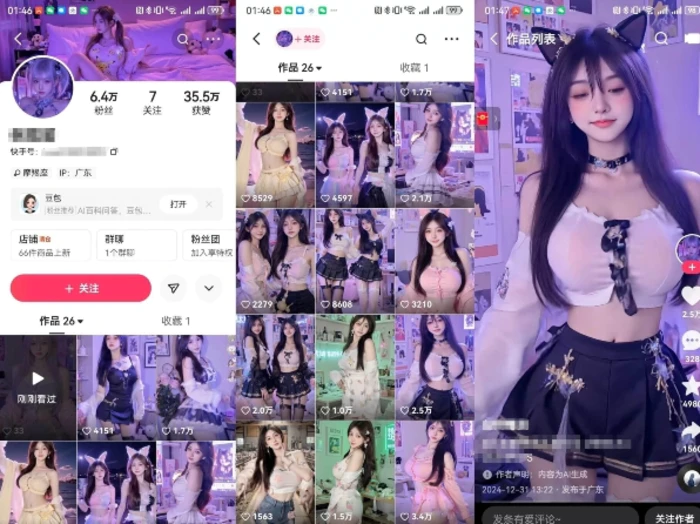 图片[2]-云天AI美女6.0：颜值美女热舞短视频教程 - 副业心选-副业心选