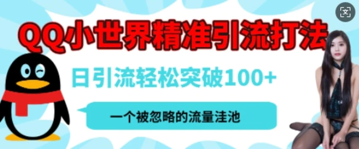QQ私域引流平台，流量年轻且巨大，实操单日引流100+创业粉，月精准变现1W+ - 副业心选-副业心选