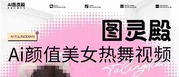 全网首发，原价988图灵殿AI颜值美女热舞视频，云端生图，轻松过原创 - 副业心选-副业心选