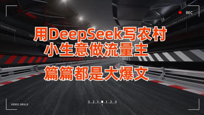 用DeepSeek写农村小生意做流量主，篇篇都是大爆文-副业心选