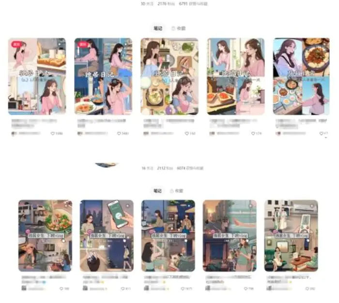 图片[2]-最近爆火动画vlog蓝海玩法，治愈系AI动画视频动态插画视频教程(含素材) - 副业心选-副业心选