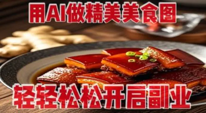 用AI做精美美食图，无需专业设备拍摄，轻轻松松开启副业 - 副业心选-副业心选
