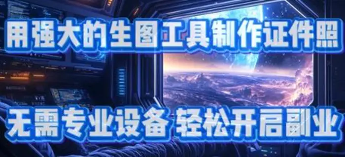 用强大的生图工具制作证件照，无需专业设备，轻松开启副业 - 副业心选-副业心选