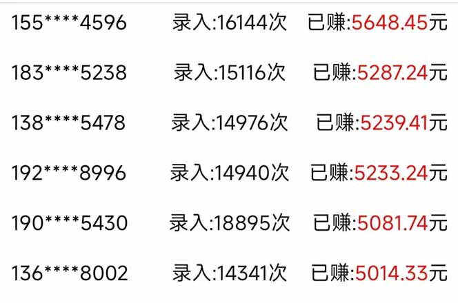 图片[2]-（14540期）信息录入，几秒一单，只需一部手机，小白轻松上手，日入500＋ - 副业心选-副业心选