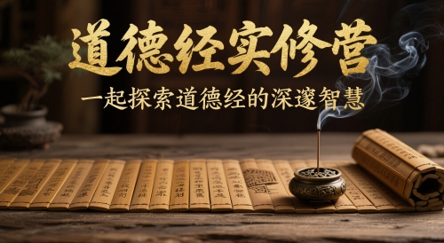 道德经实修营，一起探索道德经的深邃智慧 - 副业心选-副业心选