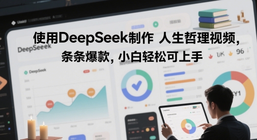 使用DeepSeek制作人生哲理视频，条条爆款，小白轻松可上手 - 副业心选-副业心选