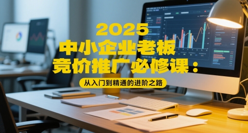 2025中小企业老板竞价推广必修课：从入门到精通的进阶之路 - 副业心选-副业心选