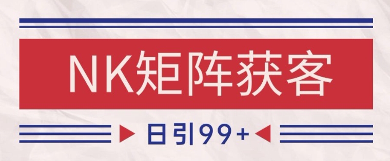 小红书某音NK赛道引流获客 自热矩阵日引200+ - 副业心选-副业心选