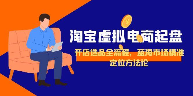 淘宝虚拟电商起盘，开店选品全流程，蓝海市场精准定位方法论-副业心选