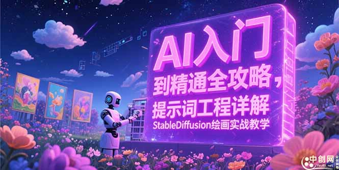 AI入门到精通全攻略，提示词工程详解，StableDiffusion绘画实战教学-副业心选