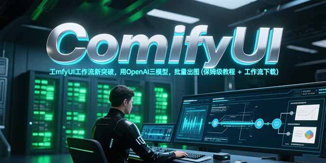 ComfyUI工作流新突破，用OpenAI三模型，批量出图(保姆级教程+工作流下载-副业心选
