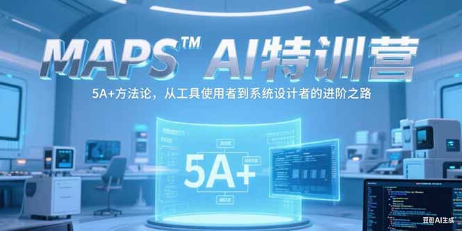MAPSAI特训营，掌握 5A+方法论，从工具使用者到系统设计者的进阶之路 - 副业心选-副业心选