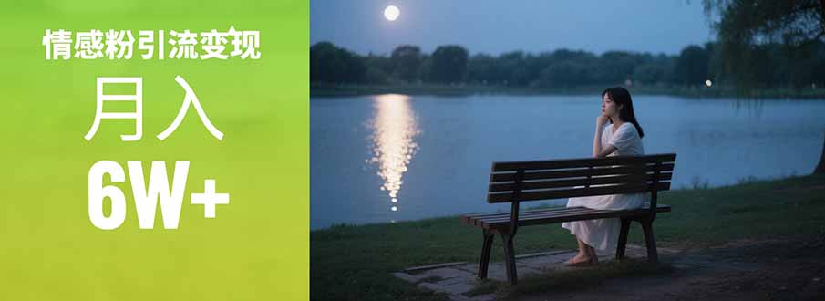 情感粉引流变现实操课：单月变现6w+，情感粉引流变现实操课-副业心选