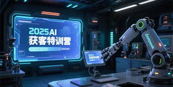 2025AI获客特训营，AI图文视频全制作，deepseek工具实操教学 - 副业心选-副业心选