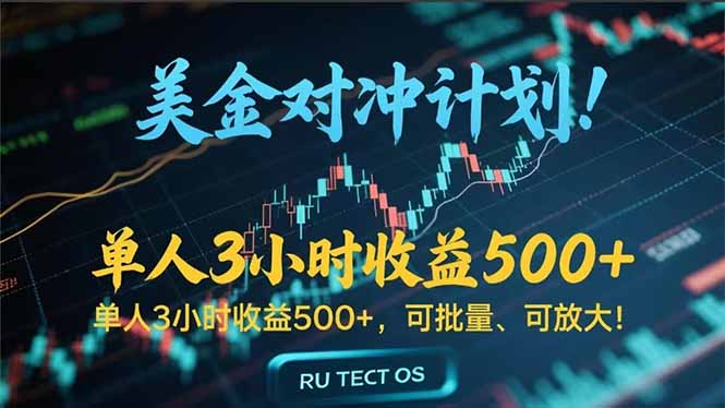长久稳定的撸美金项目，平均3小时收入 500+，可公司实地考察实地操作！-副业心选
