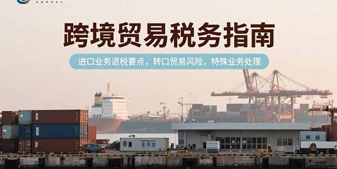 跨境贸易税务指南，进口业务退税要点，转口贸易风险，特殊业务处理-副业心选