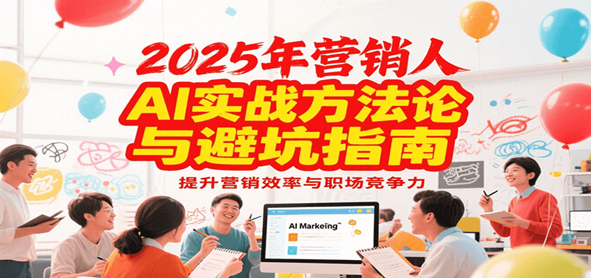 2025年营销实战方法论与避坑指南，利用AI提升营销效率与职场竞争力-副业心选