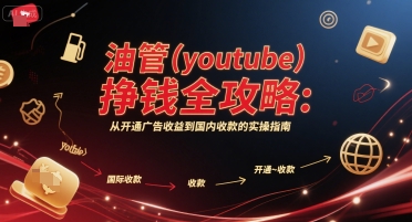 油管(youtube)挣钱全攻略：从开通广告收益到国内收款的实操指南-副业心选