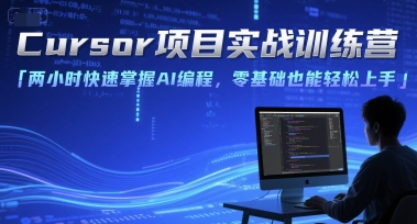 Cursor项目实战训练营，两小时快速掌握AI编程，零基础也能轻松上手-副业心选