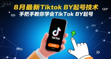 8月最新Tiktok搬运起号技术，手把手教你学会TikTok搬运起号-副业心选