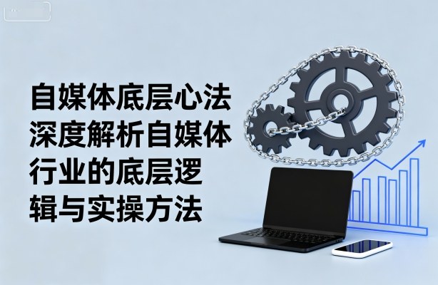 自媒体底层心法，深度解析自媒体行业的底层逻辑与实操方法-副业心选