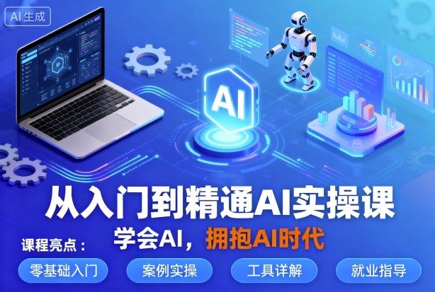 从入门到精通AI实操课，学会AI，拥抱AI时代-副业心选