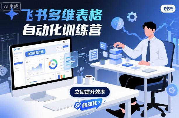 飞书多维表格自动化训练营，手把手教你告别重复处理，用多维表格开启高效办公新模式 - 副业心选-副业心选