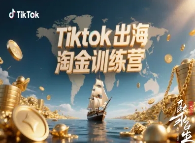 Tiktok出海淘金训练营，跨境电商TK实战变现 - 副业心选-副业心选