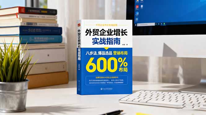 外贸企业增长实战指南，八步法、爆品选品、营销布局，业绩增长300%-副业心选