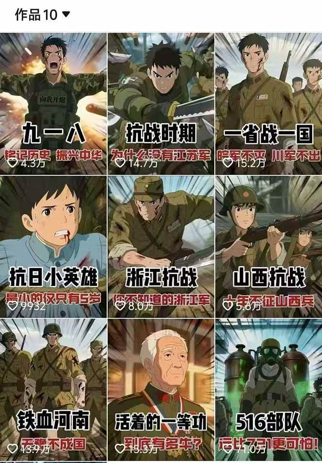 图片[2]-动漫历史类视频制作全流程，学文案撰写、分镜提示词，掌握动漫图生成+抠图配音剪辑 - 副业心选-副业心选