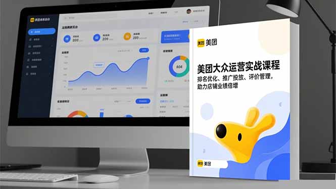 美团大众运营实战课程，排名优化、推广投放、评价管理，助力店铺业绩倍增-副业心选