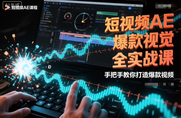 短视频AE爆款视觉全实战课，手把手教你打造爆款视频-副业心选