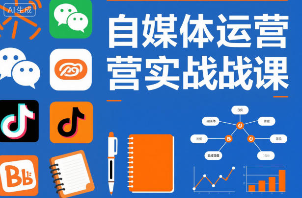 自媒体运营实战课，掌握一套系统的自媒体运营底层方法论，成为优秀的内容创作者 - 副业心选-副业心选