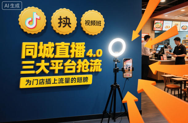同城直播实操班4.0，三大平台抢流，为门店插上流量的翅膀-副业心选