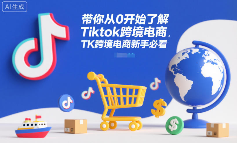 带你从0开始了解Tiktok跨境电商，TK跨境电商新手必看-副业心选