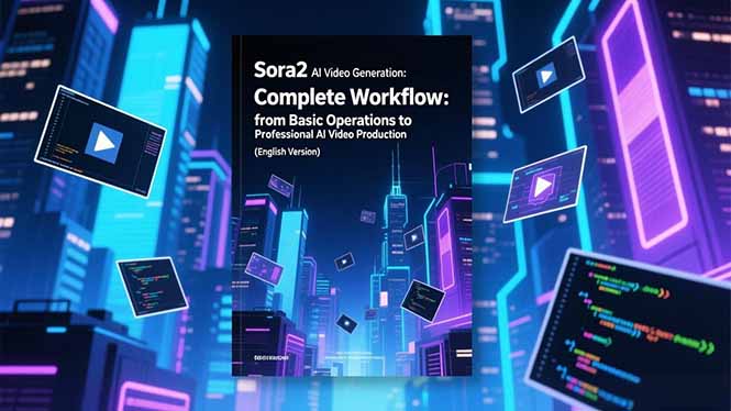 Sora2 AI视频生成的系统教程(英文版-副业心选