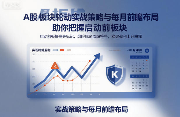 A股板块轮动实战策略与每月前瞻布局，助你把握启动前板块，规避风险，实现稳健盈利 - 副业心选-副业心选