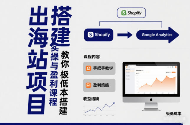 小淘出海站项目，搭建实操与盈利课程，手把手教你用极低成本搭建-副业心选