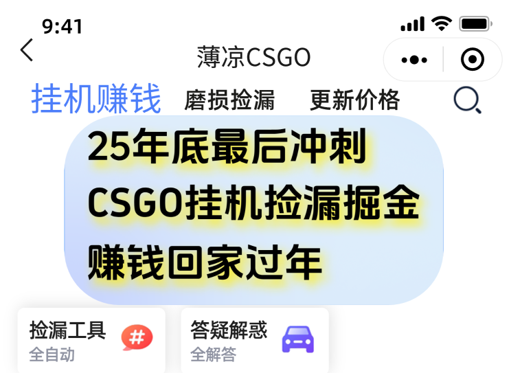 用CSGO游戏挂机捡漏掘金赚钱掘金，一部手机轻松日入500+-副业心选